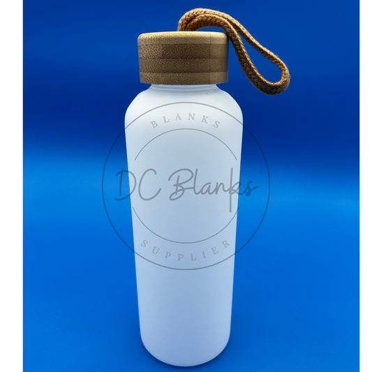 6pack of 20oz Sublimation Frosted Water Bottle Glass Blanks
