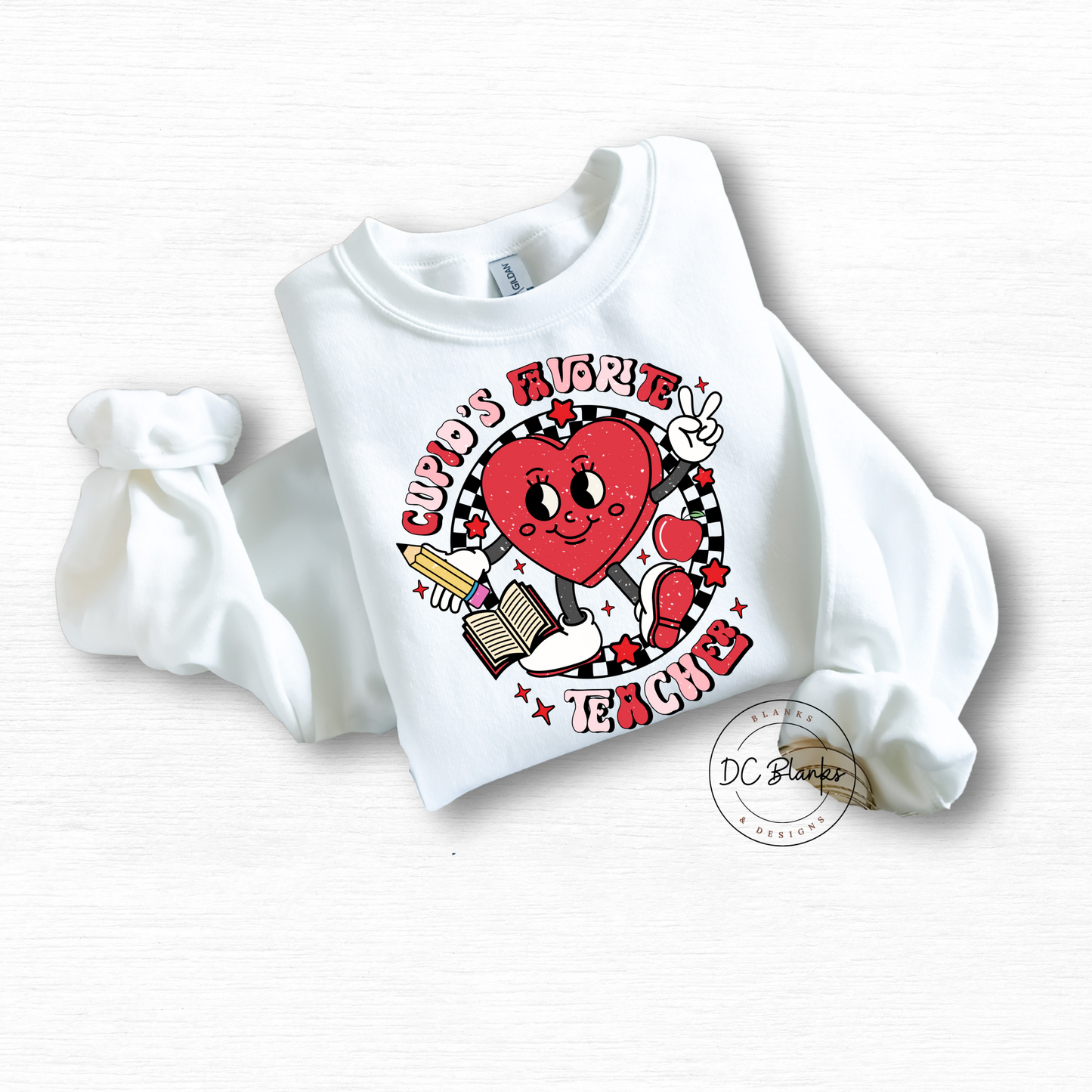 Cupid's Favorite Teacher Crewneck