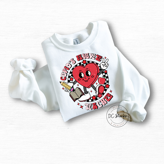 Cupid's Favorite Teacher Crewneck